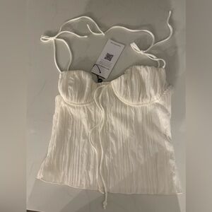 NTW Tiger Mist Rania Top Off white